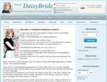 Tablet Screenshot of daisybride.com